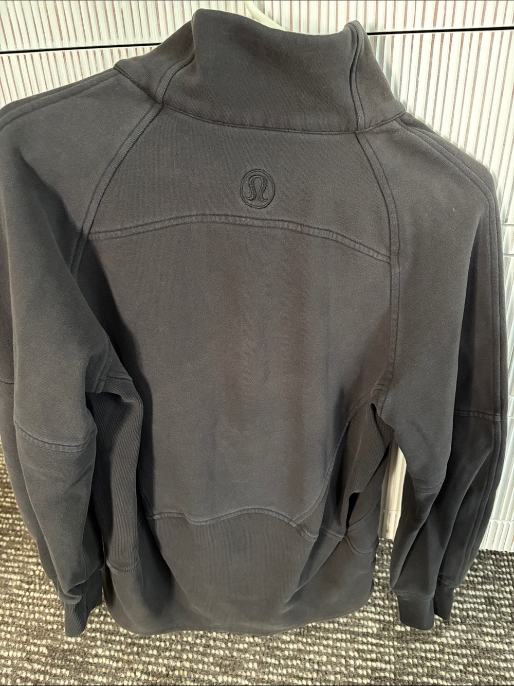 lululemon athletica Black Half-Zip Pullover Hoodie XS:small - Picture 3 of 9